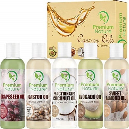 Premium Nature Carrier Oil – 5 Piece Set