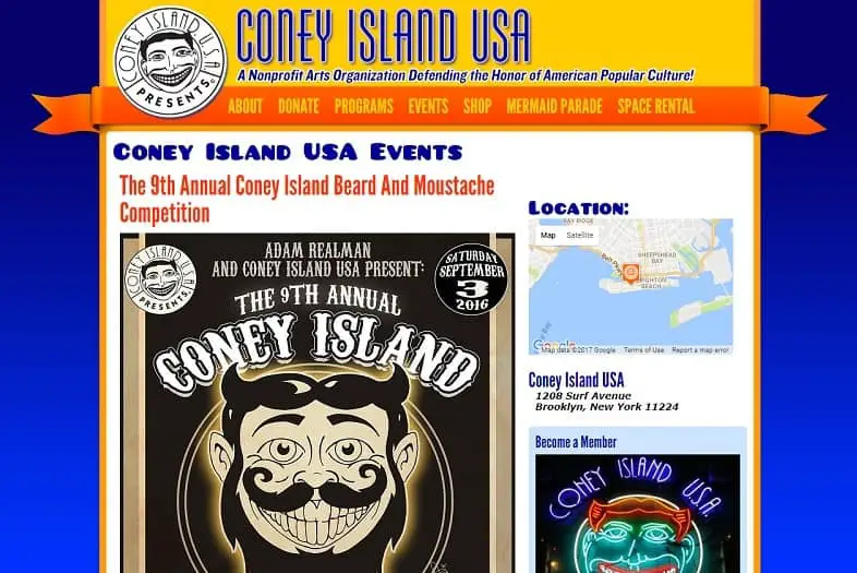 Coney Island Beard and Mustache Competition