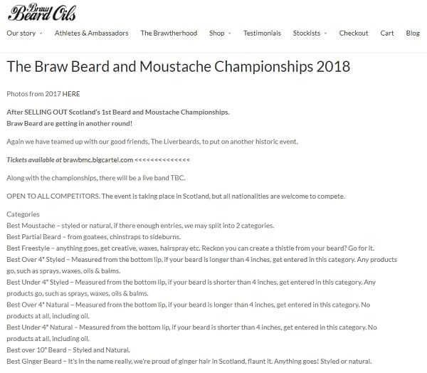 Braw Beard and Moustache Championships