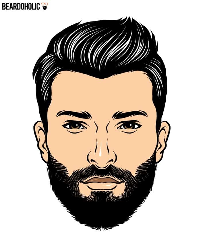 Medium beard style