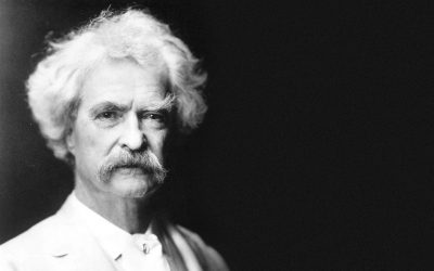 Great American Writer Mark Twain and His Recognizable Big Stache