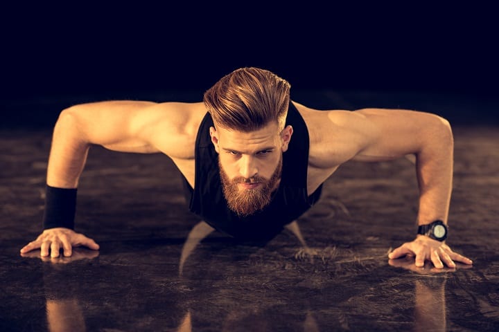 How to Get Rid off Dry Skin Under Your Beard - Work Out Regularly