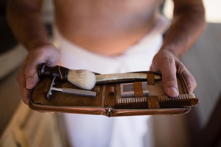 men's grooming shaving kit