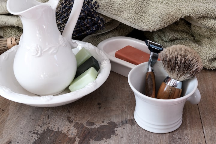 Tools Used With Shaving Scuttles