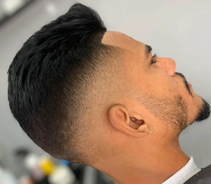 Classic Combed Back With Fade 