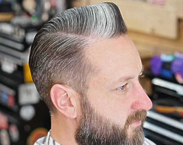 Comb Over Pompadour