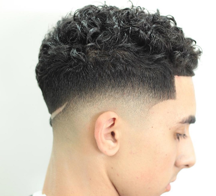 Curly Top And Fade