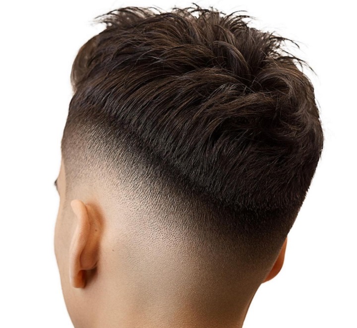 Hard Fade And Messy Top
