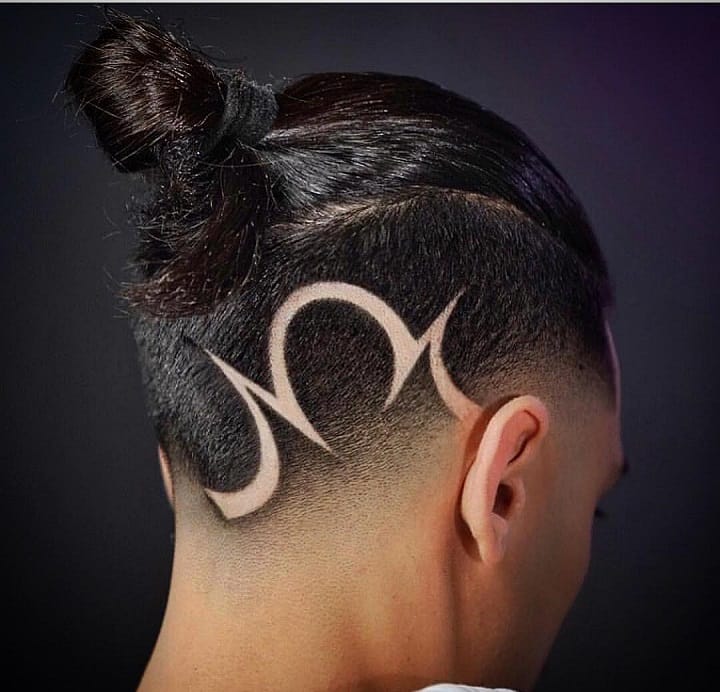 Man Bun With Designmen with ponytails
mens hairstyles ponytail
mens ponytail haircuts
