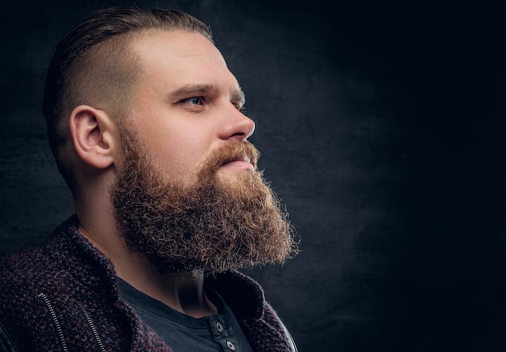 How to Grow a Beard on a big man Face