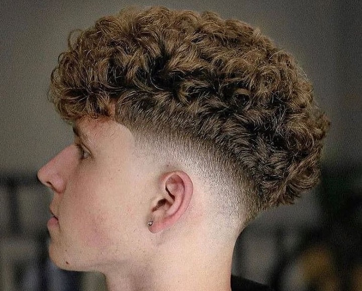 Curly Low Mohawk