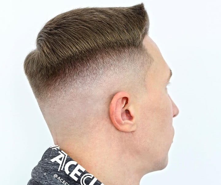 Bowl Comb Over With Skin Fade