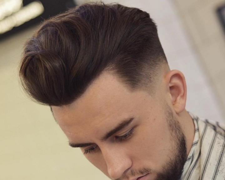 Classic Pompadour mens classic haircuts