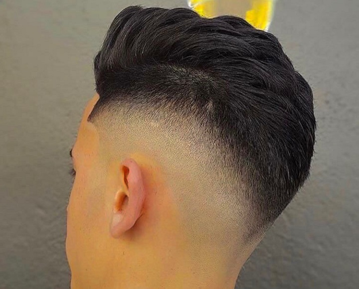 High Fade And Slick classic haircut