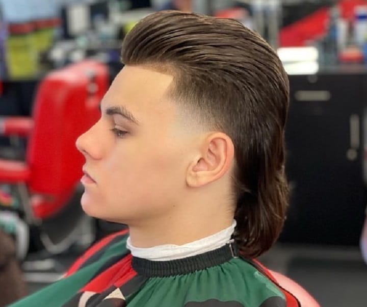 Slick Mullet With Tails