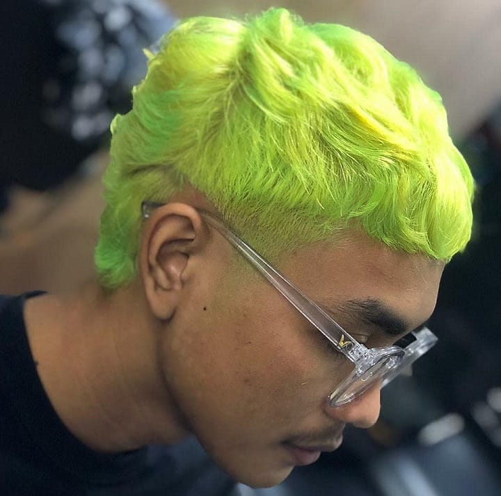 Electric Yellow Hair Color