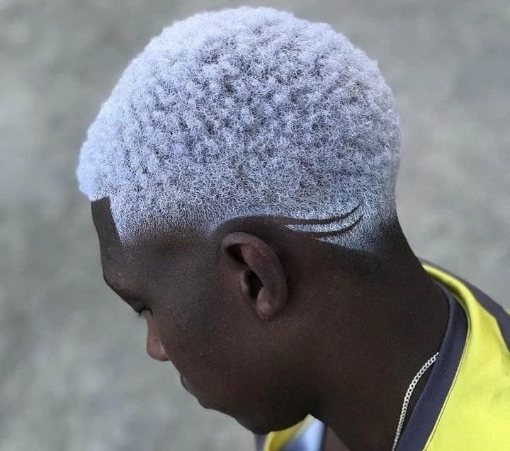 Icy White Hair Color