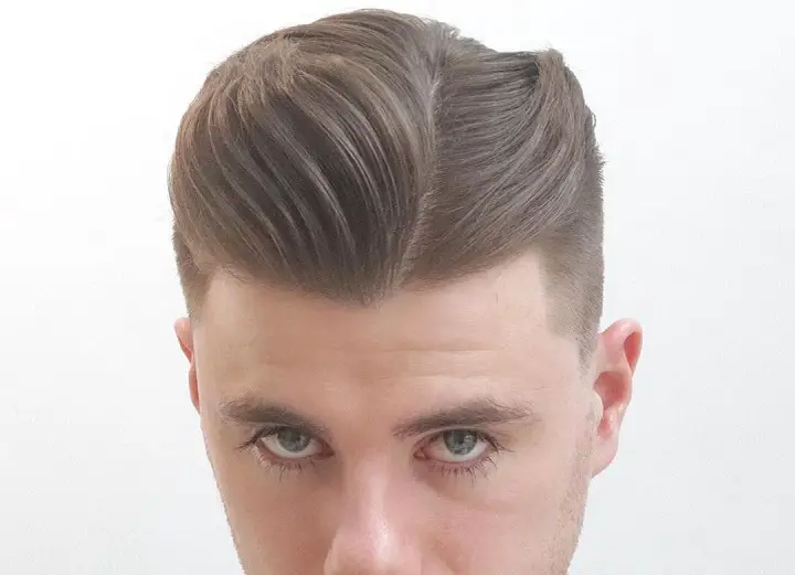 Long Tapered Sides With Parted Hair