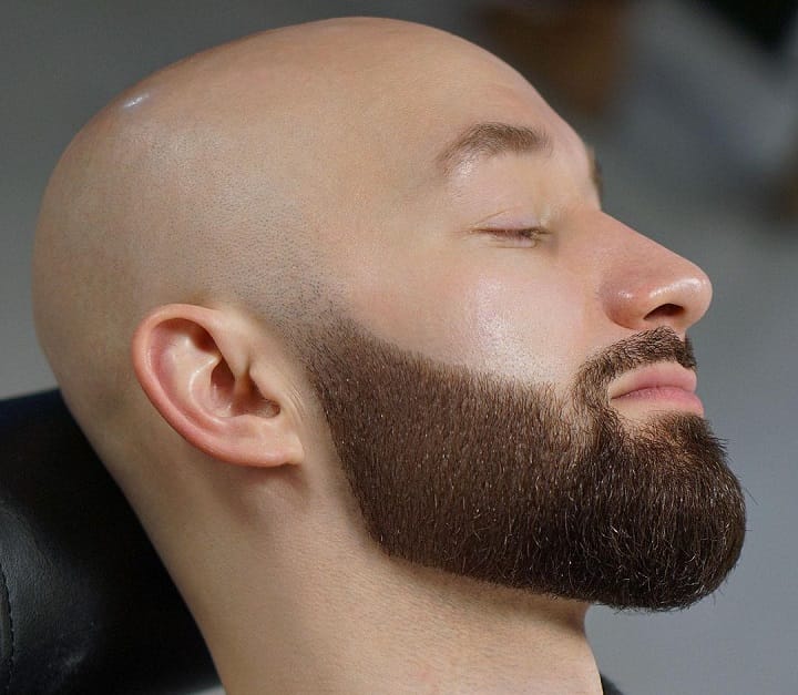 Bald And Ducktail Beard