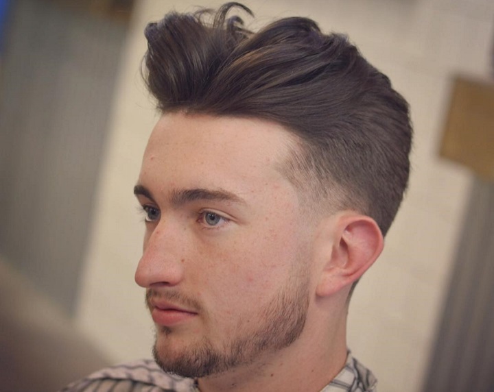 Central Section Quiffhair layering male mens layered cut long layered haircuts for men 