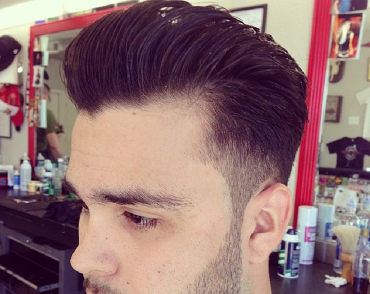 Classic Greaser Rockabilly 80s Haircuts for Men