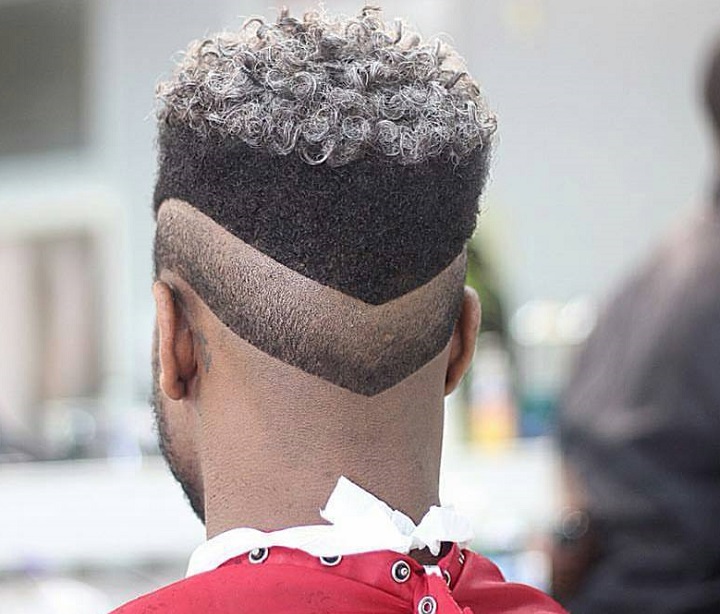Male Double Fade Part Hair