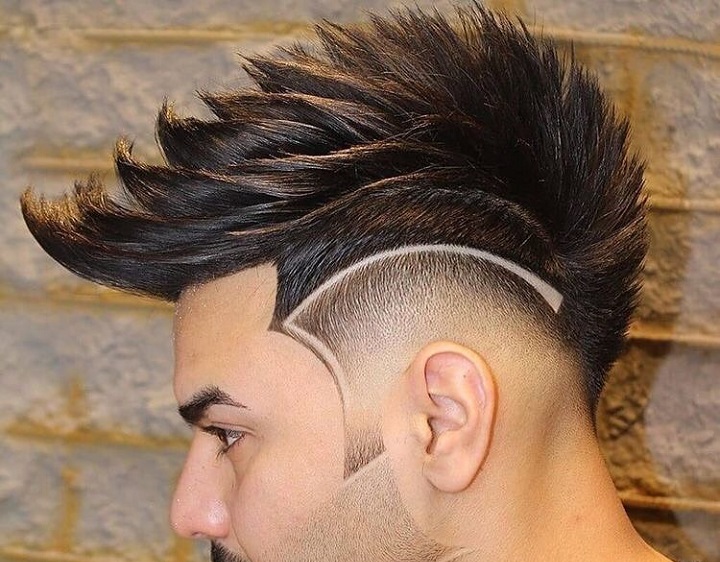 Men's tapered fade 