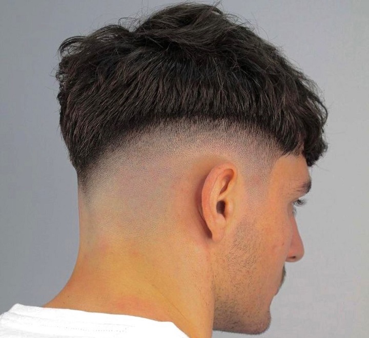 Hard Fade Line Haircut