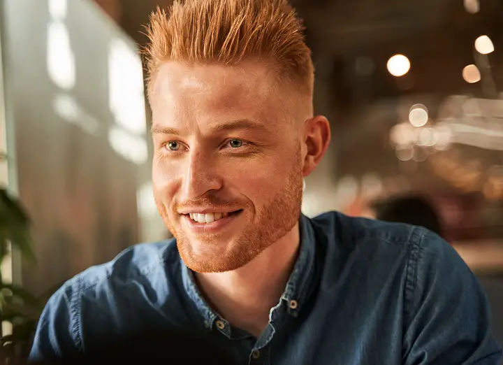 Ginger Light Stubble Beard