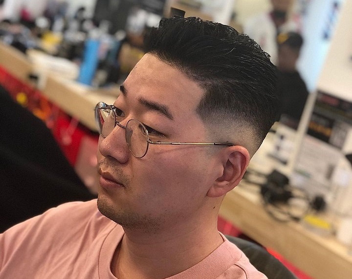 Mid Fade Brush Toptaper fade asian
undercut asian male
asian faux hawk
