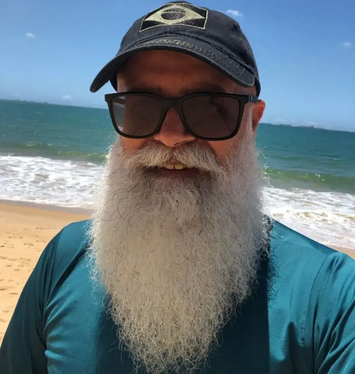 Natural White Long Beard