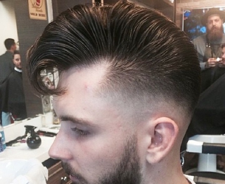 Rockabilly Mohawk mens 60s hairstyle