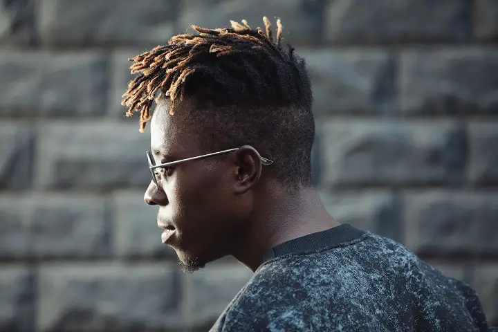 Shaggy Style Dreadlock with orange tops