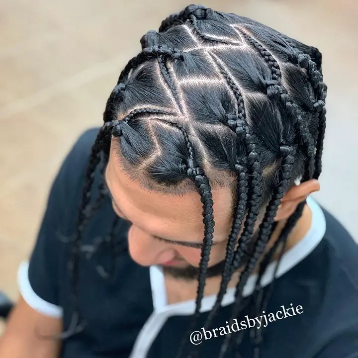 Zig-Zag Braids hairstyles pop smoke how much are pop smoke braids mens braids pop smoke 