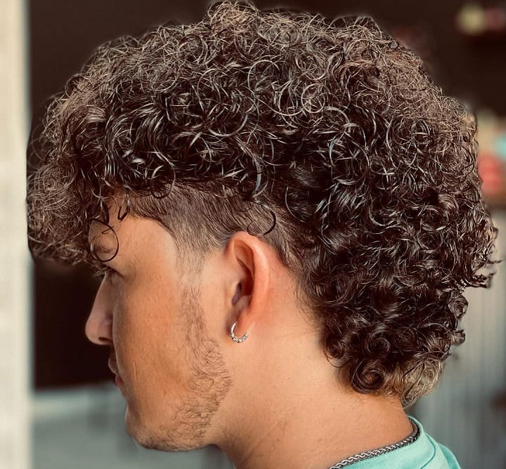 Big Curly Mullet