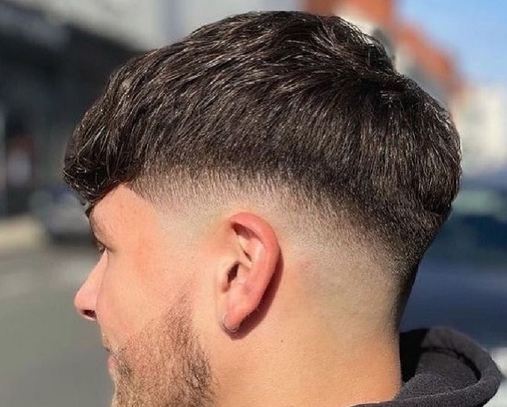 Caesar Cut Mid Fade Hairmid fade brush back
mid fade cut hairstyle
mid fade disconnected
