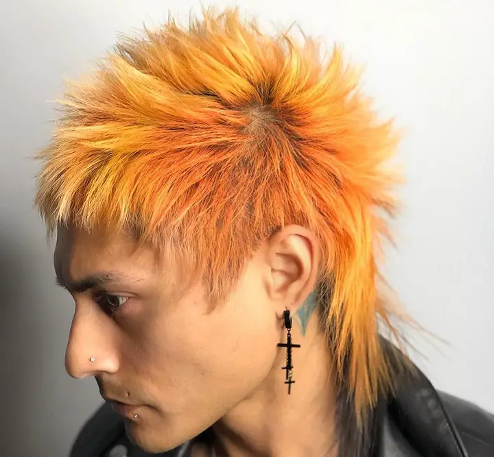 Colored Modern Mullet 