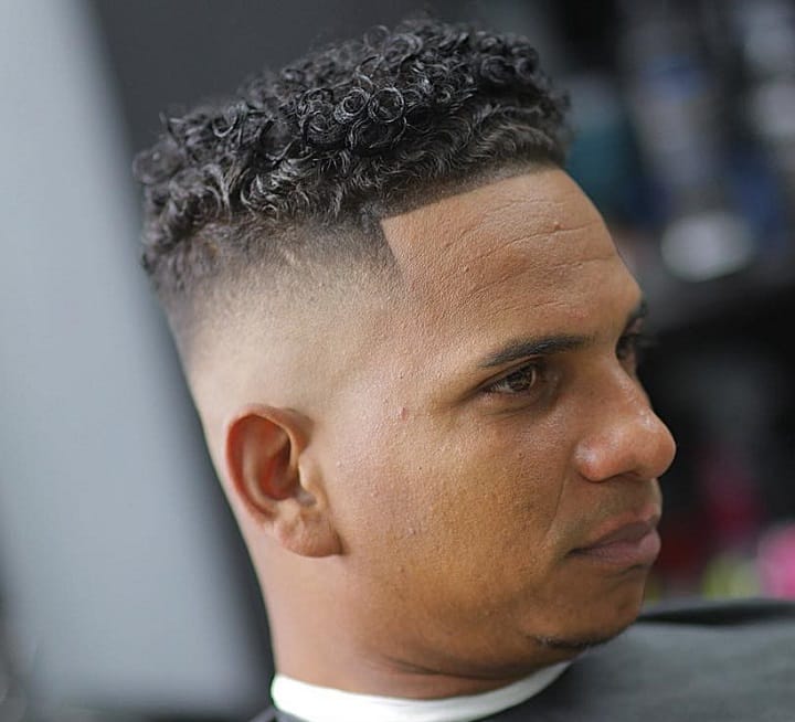 Curly High Fade 