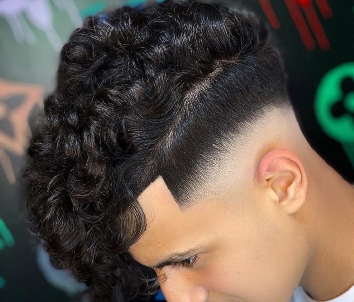 Curly Mohawk French Crop Haircuts