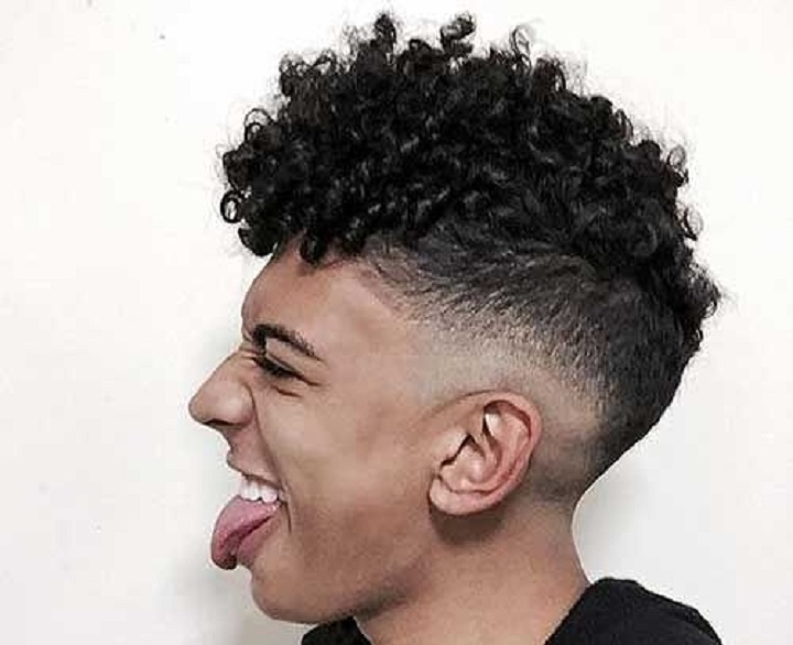 Curly Mohawkbest mid fade hairstyle
boomerang haircut
comb over mid fade
