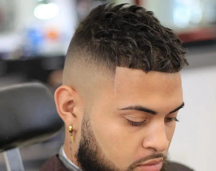 Curly Skin Fade