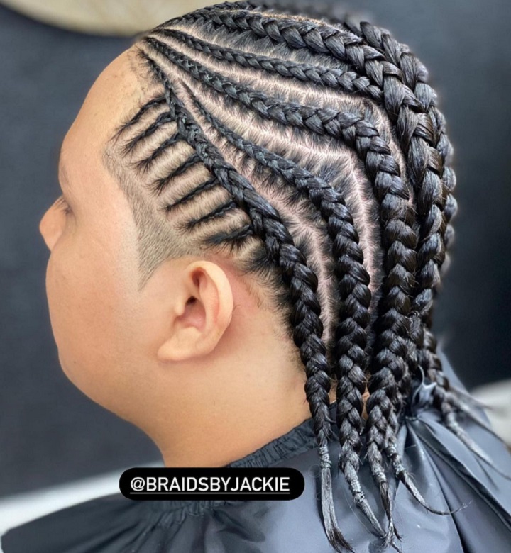 Fade And Braidscornrows with beads men
cornrows with shaved sides male
different cornrow styles men
