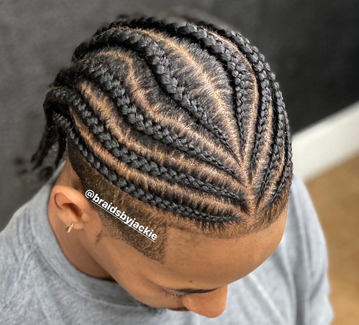 Fade And Fishtailscornrow hair styles for men
cornrow ideas for guys
cornrow style for men
