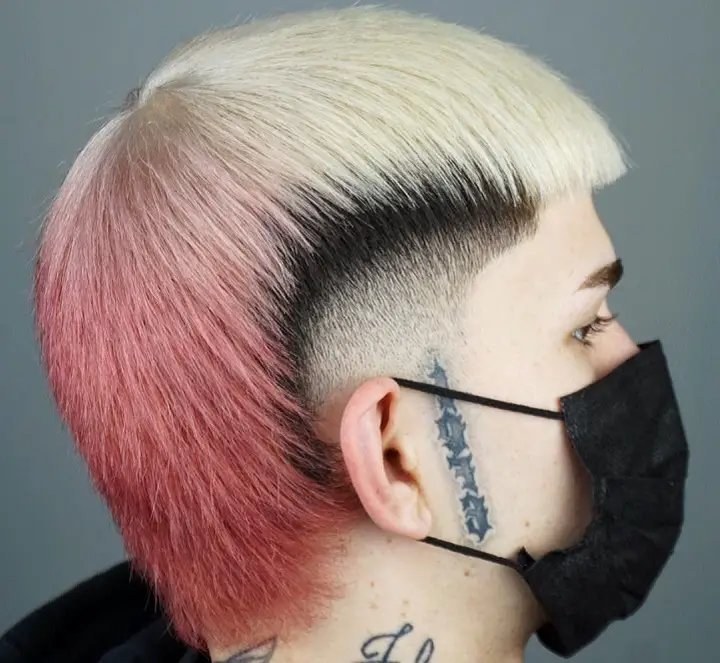 Half Dyed Modern Mullet