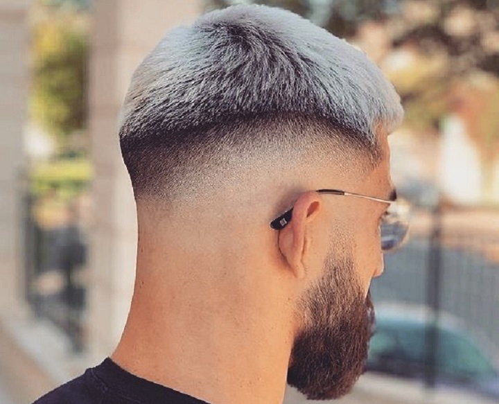 Hard Fade And French Crop Hairstyle