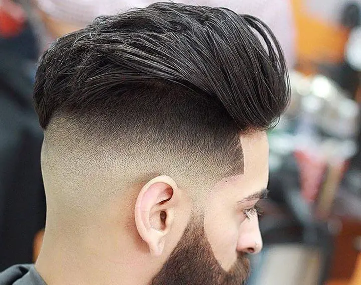 High Fade Undercut With Beard