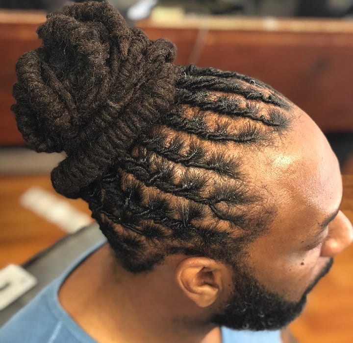 Loc’d Man Bun 