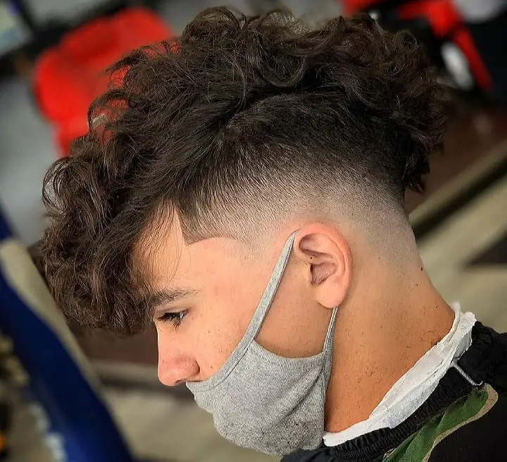 Long Mohawk With Curls