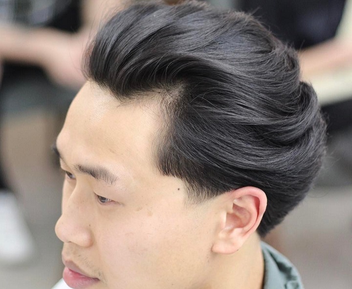 Longer Hair Textured Slick