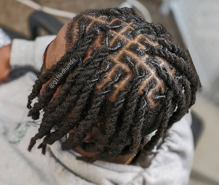 Medium-Length Locs Protective Haircut 